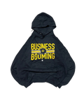 Premier Vintage black cotton-polyester blend hoodie with