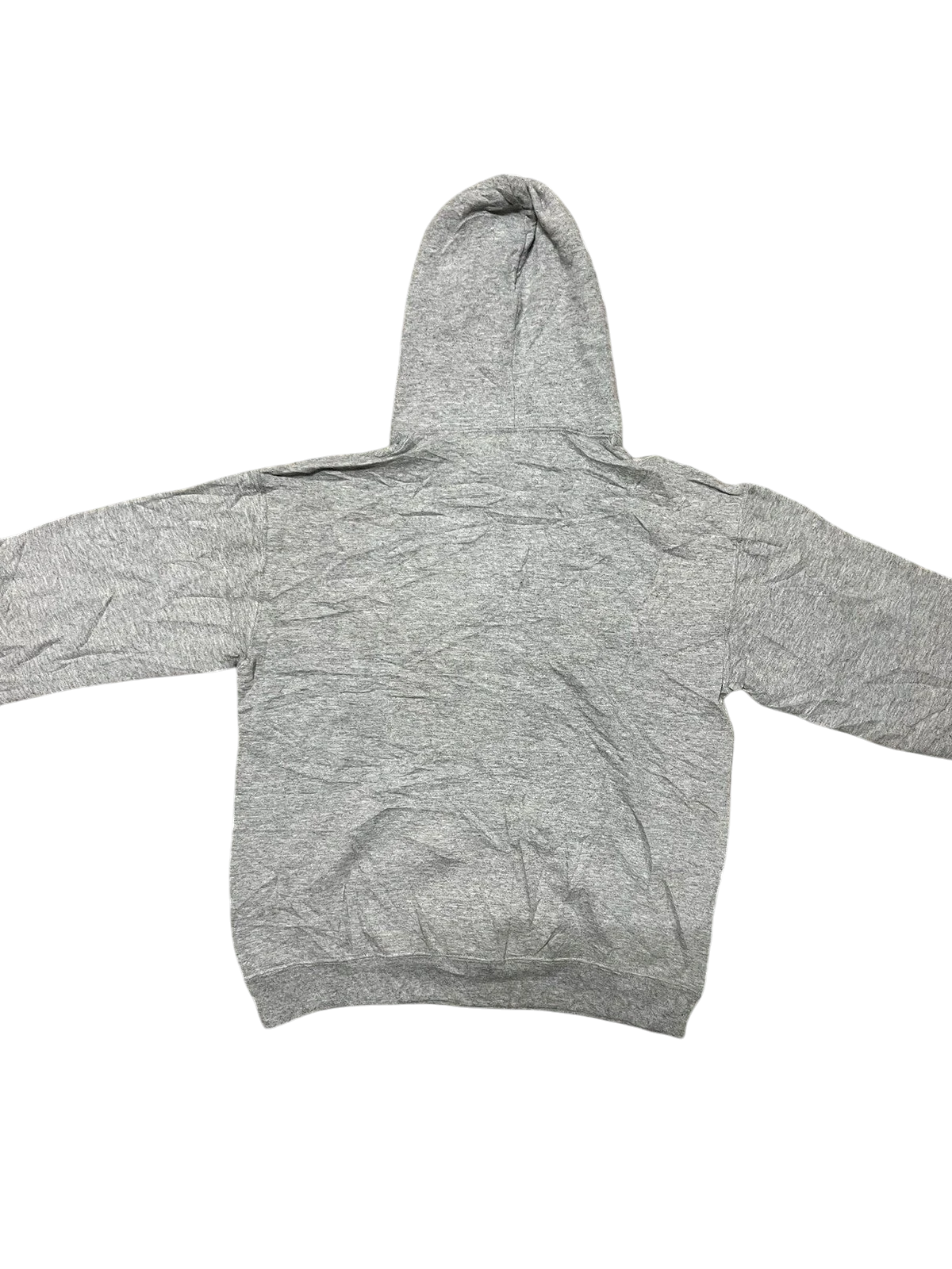 Premier Vintage grey cotton blend Lindsay Basketball graphic hoodie with drawstring hood and front pocket.