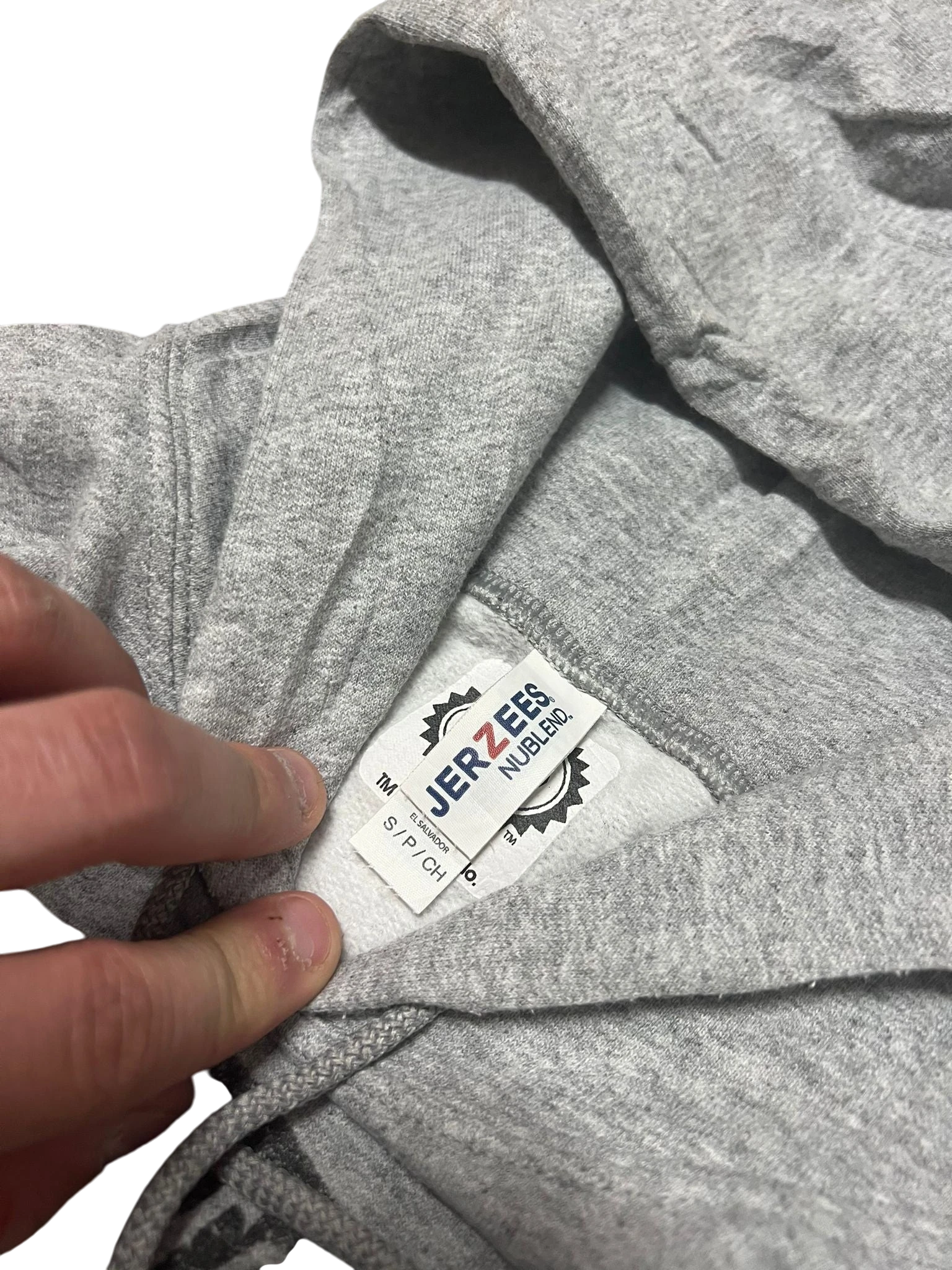 Premier Vintage grey graphic hoodie with "I Can't Today, I Have Important Mayor Stuff To Do" text. Comfortable, pullover style with hood and kangaroo pocket.