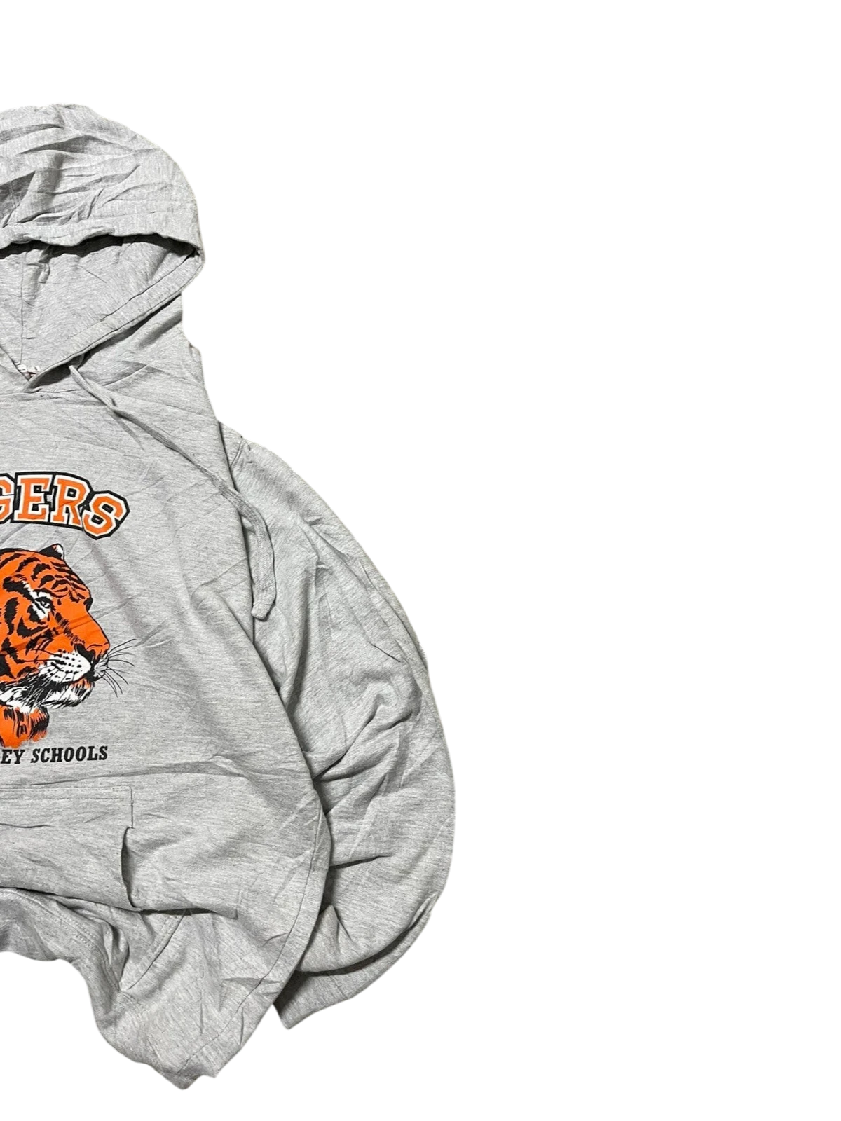 Premier Vintage grey cotton hoodie with