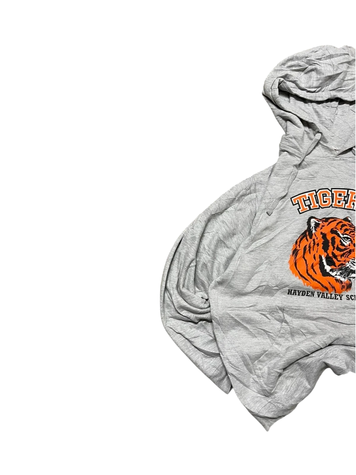 Premier Vintage grey cotton hoodie with