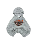 Premier Vintage grey cotton blend Lindsay Basketball graphic hoodie with drawstring hood and front pocket.