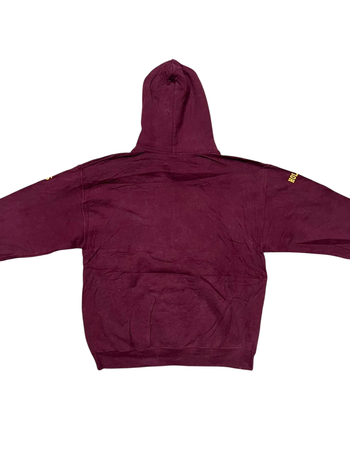 Premier Vintage maroon heavy blend pullover hoodie with "W" logo and tiger graphic. Retro athletic style.