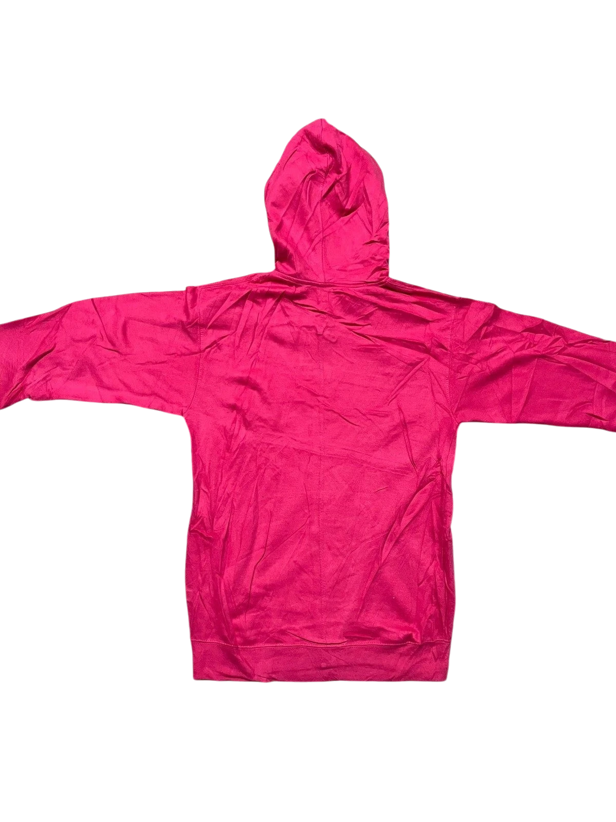 Premier Vintage vibrant pink zip-up hoodie with drawstring hood and