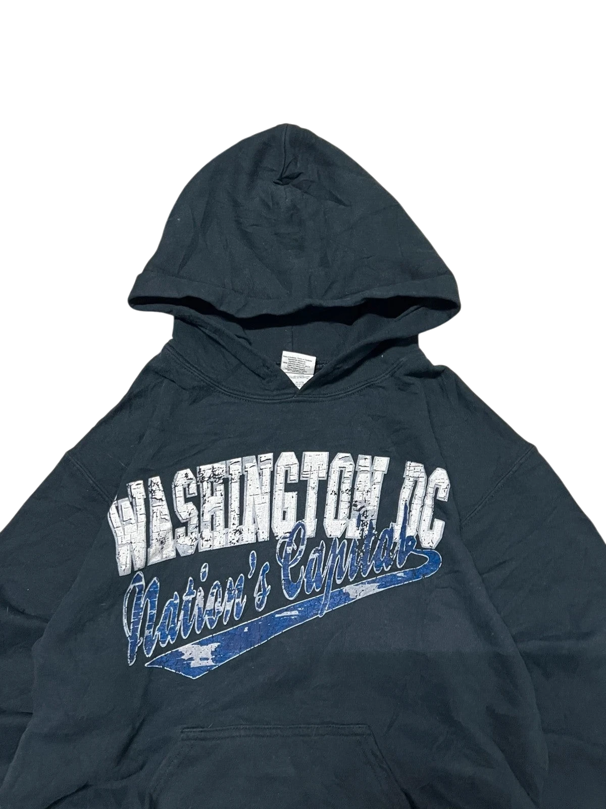 Premier Vintage black cotton blend hoodie with