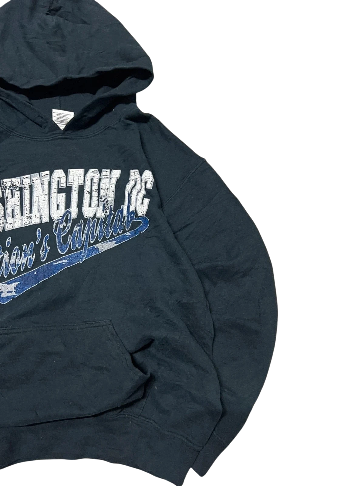 Premier Vintage black cotton blend hoodie with