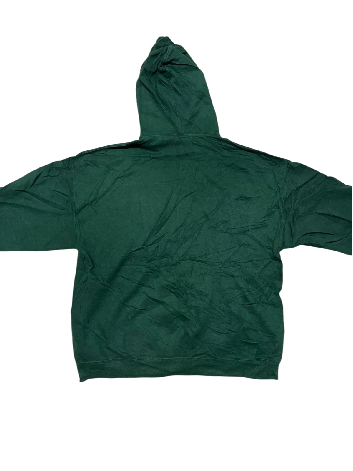 Premier Vintage green cotton blend hoodie with drawstring hood and kangaroo pocket. Features bold Independence Patriots graphic.