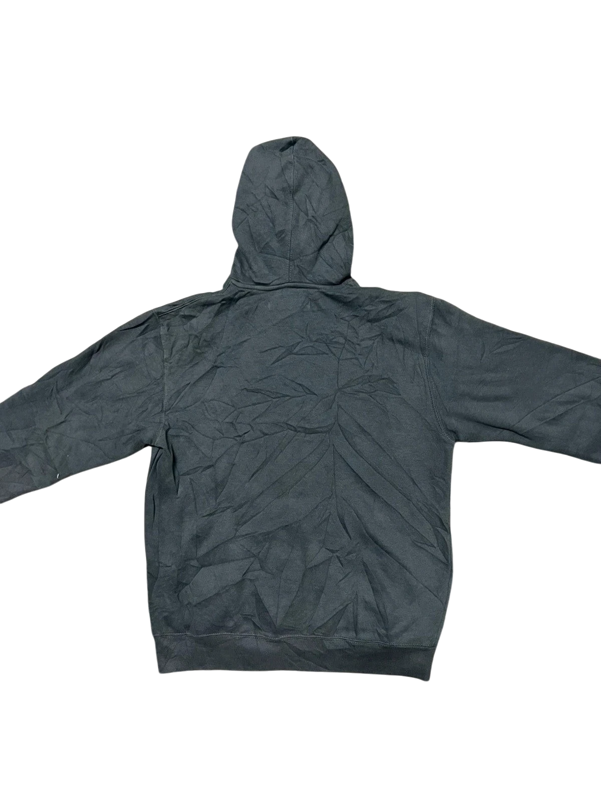 Premier Vintage grey graphic hoodie with "HAWK" text and skateboarder graphic. Soft cotton blend, long sleeves, kangaroo pocket.