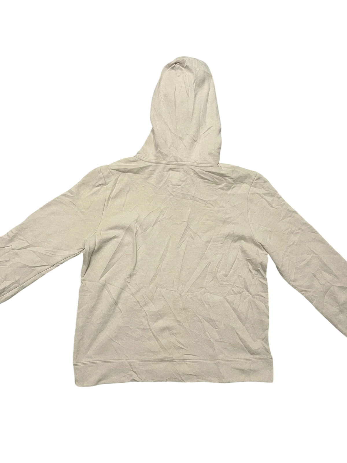 Premier Vintage beige cotton blend pullover hoodie with drawstring hood and front pocket, featuring Liberty University graphic.