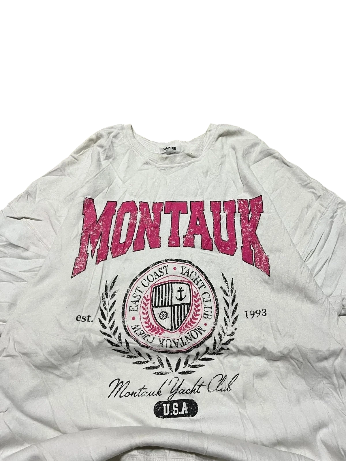 Premier Vintage white crewneck sweatshirt with