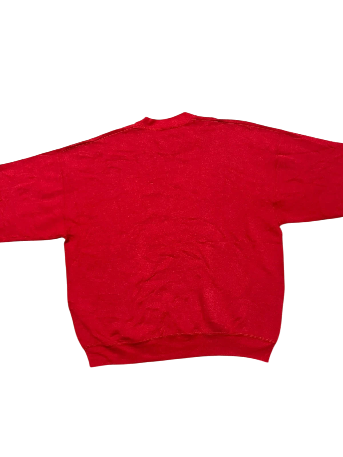 Premier Vintage red cotton blend crewneck sweatshirt with graphic print and relaxed fit.